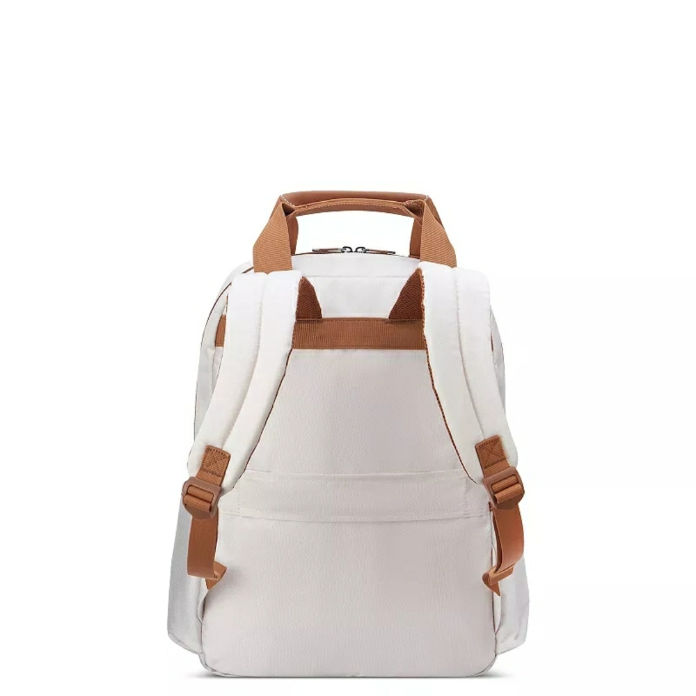 Elegant White and Tan Backpack - Picture 3 of 8